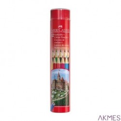 Kredki ZAMEK 12kol. tuba met. 115826