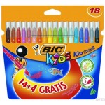 Flamastry BIC Kids Kid Couleur 14+4szt, 937510