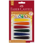 Kredki świecowe 6kol.wiek 4+ 120404 FABER CASTELL