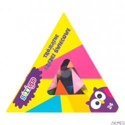 Kredki świecowe trójkątne 24 kol STRIGO SSC023