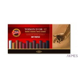 Kredki suche 12 brązow 8522B