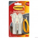 Uchwyty do kabli COMMAND (17304 PL), duże, białe