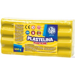 Plastelina Astra 500g żółta 303117003 ASTRA