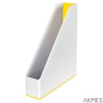 Pojemnik na dokumenty Leitz WOW dwukolorowy, żółty 53621016