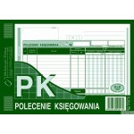 412-3 Polecenie księgowania A5(o+k) MICHALCZYK&PROKOP 80 kartek