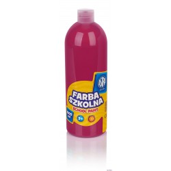 Farba szkolna Astra 1000 ml - różowa 301217050 ASTRA