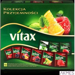 Herbata VITAX KOLEKCJA PRZYJE.MIX owoc 90kop 9 smaków