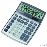 Kalkulator biurowy CITIZEN CDC-112 WB, 12-cyfrowy, 174x130mm, szary