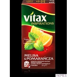 Herbata VITAX INSPIRATIONS Melisa&pomarańcza (20 saszetek) 33g zawieszka