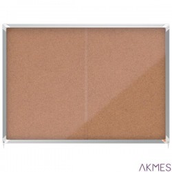 Gablota korkowa Nobo Premium Plus 18xA4 (drzwiczki przesówne) 1902575