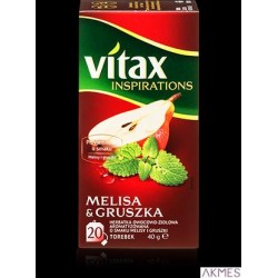 Herbata VITAX INSPIRATIONS Melisa&Gruszka (20 saszetek) 40g zawieszka