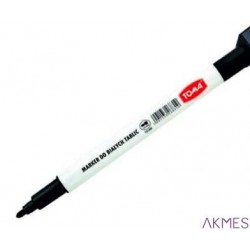 Marker do białych tablic czar. TO-268 z magnesem i gąbką