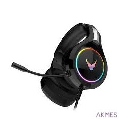 Słuchawki z mikrofonem gamingowe Rgb VARR HEADSET HI-FI STEREO MIC VH6060 BLACK [45206]