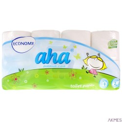 Papier toaletowy AHA SMART (8rolek)biały