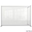Przedłużająca przegroda na biurko Premium Plus wykonana z Plexi 1400x1000mm 1915495