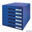 Pojemnik z 6 szufladami LEITZ PLUS niebieski 521200-35