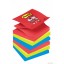 Bloczek samoprzylepny POST-IT Super sticky Z-Notes (R330-6SS-JP), 76x76mm, 6x90 kart., paleta Bora Bora