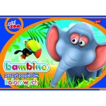 Zeszyt pap.kol.A4 nabłysz.MINI ZOOBAMBINO 10k *1802 MAJEWSKI