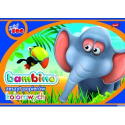 Zeszyt pap.kol.A4 nabłysz.MINI ZOOBAMBINO 10k *1802 MAJEWSKI