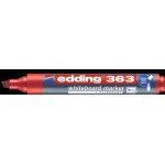 Marker do tablic 363 czerwony EDING