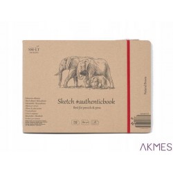 SZKICOWNIK SŁONIE KRAFT SPIRALA A5 135G 80ARK 5EB-80TSNTB SMLTArt AUTHENTIC