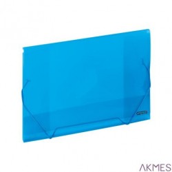 Teczka kopertowa A4 na gumkę ZP041 niebieska 120-1226 GRAND