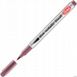 Marker permanetny METALIC BRUSH, końcówka pędzelkowa, czerwony metalic TO-325 Toma