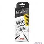 Kompletny zestaw do liternictwa czarny Zestaw-7 PENTEL