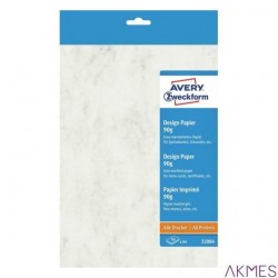Papier marmurkowy 90g, 210 x 297 mm, jasnoszary, AVERY ZWECKFORM, 32084