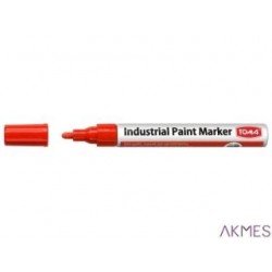 Marker olejowy przemyslowy, fibrowa końcówka 2,3mm, zawiera Xylen czerwony TO-450 Toma
