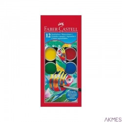 Farby plakat.12kol.12ml kaset.plast. FC 121011 FABER-CASTELL