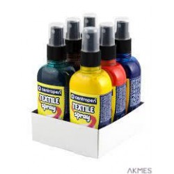 Farba do tkanin w sprayu Centropen "Textile Spray 1139" MIX 911390601