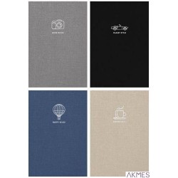 Brulion A5 linia 80k kremowy papier, "Classy style" ASTRA, 101020043