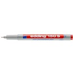 Markery zmywalne do folii 4 kol. 1 mm Edding 150S/002/CZ