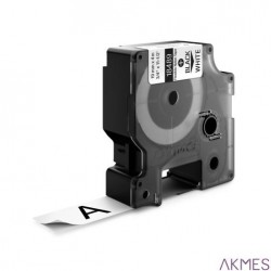 Taśma nylonowa RHINO elastyczna - biała 19 mm (do opisu kabli i przewodów) 18489 DYMO