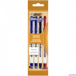 Długopis żelowy BIC Gel-ocity Stic 0.5mm ASTzielony, blister 4szt, 951761