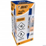 Marker permanentny BIC PRO niebieski okrągła końcówka, 964801