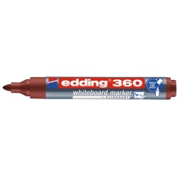 Marker do tablic okrągła końcówka 1,5-3 mm brązowy Edding 360/007/BR